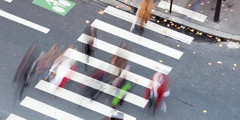 Signalisation piétons, PMR et vélos